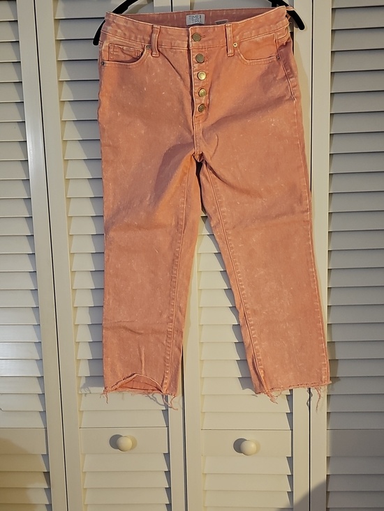 Time and Tru Denim - Time And Tru High-Rise Pink Women’s Jeans with Button Fly